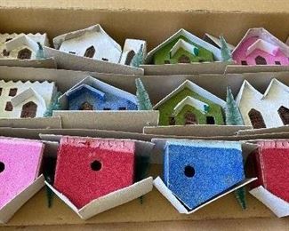 Vintage Putz Houses