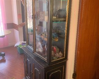 Hutch, trinkets, vases, glassware, bobbles, small items