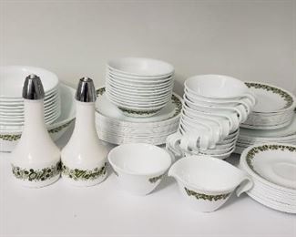 Vintage Corelle Spring Blossom Dining Set