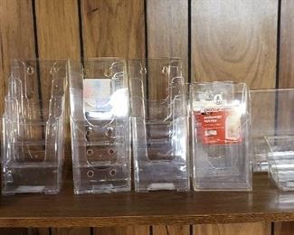 Brochure holders and Card Holders