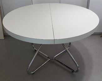 Mid-century modern Walter of Wabash Dining Table with Leaf.