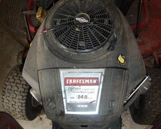 Craftsman YTS 4000 Lawn Tractor with Cab and Snow Blower