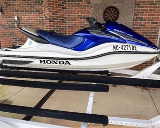 2005 Honda AquaTrax (125 hrs) with double trailer, price for both $5k