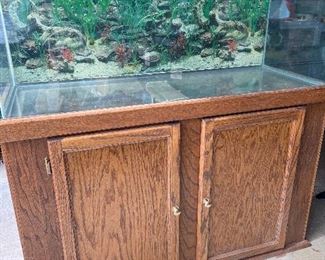 4' wide cabinet aquarium 