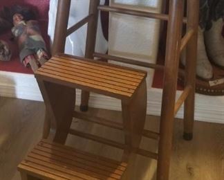 Very nice, unusual step stool
