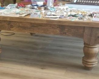 Large square coffee table