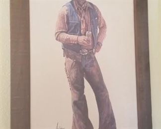 Cowboy painting