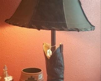 Cowboy lamp