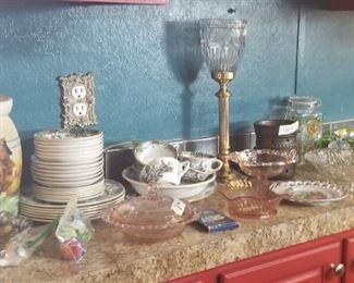 Glassware and other decor