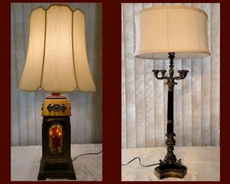 2 Large Impressive Lamps