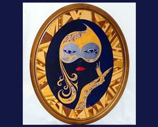 Cool Presentation Art Piece; Signed on Reverse 