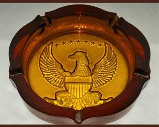 Large Vintage Eagle Ashtray