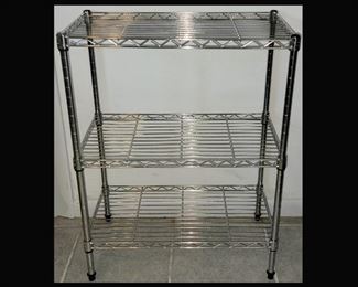 Small Metal Shelving Unit; There are Gladiator Heavy Duty Shelving Units Available as Well 