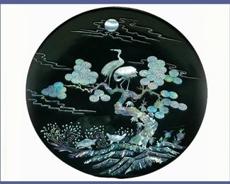 Pretty Mother of Pearl Plate