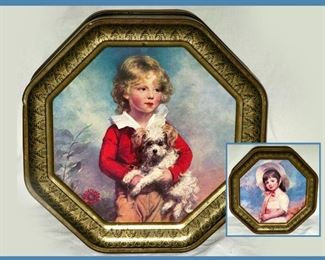 Large Sweet Two Sided Tin