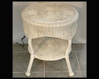 Vintage Wicker Table