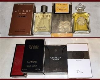 Lots of Perfumes and Colognes 