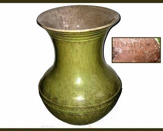 Huge Haeger Vase Signed Sebastian Maglio