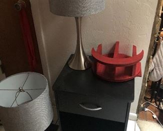End table & lamps