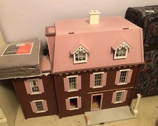 Doll house full of furniture