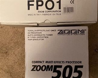 Zoom guitar pedal
