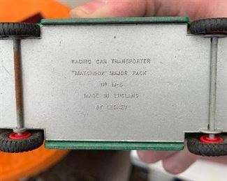 Matchbox cars made in England