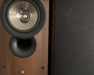 Kef aluminum two way bookshelf speakers