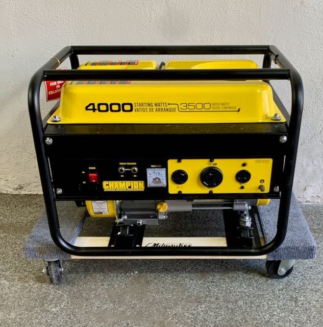 3500 Watt Champion generator
