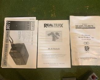 Complete running Rail King ready to run f 3 diesel santa fe train set with switches