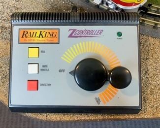 Complete running Rail King ready to run f 3 diesel santa fe train set with switches