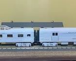 Complete running Rail King ready to run f 3 diesel santa fe train set with switches