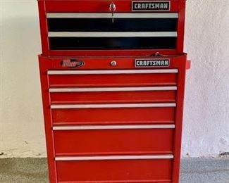 Craftsman large and small tool storage drawers