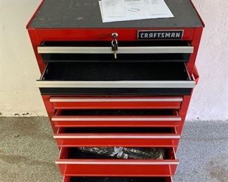 Craftsman large and small tool storage drawers
