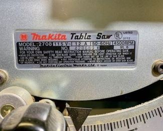 makita table saw