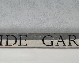 Item 50:  "Seaside Garden" Wood Sign - 31.25" x 2.5" $14
