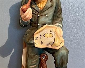 Item 125:  Vintage Sea Captain with Anchor - Taiwan - 13.5": $28
