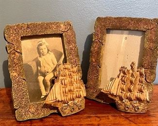 Item 126:  Pair of Ship Frames: $16