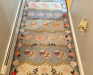Item 140:  Claire Murray "Seashell" Runner - 34.5" x 118":  $425