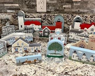 We have LOTS of Cat's Meow Village Buildings, Landmarks & Scenes!  Many scenes of Cape Cod & Nantucket.  All priced at the sale.