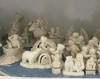 We have a plethora of snowbabies at this sale!  