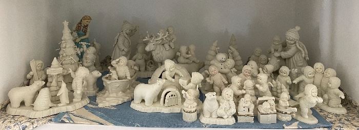 We have a plethora of snowbabies at this sale!  