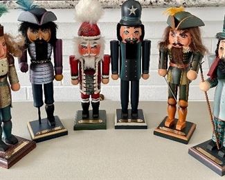 Susan Milford Nutcrackers!                                                                   Tallest - 14.5"