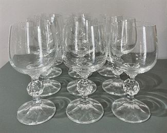 Item 256:  (11) Wine Glasses - 5.75":  $24