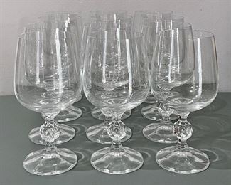 Item 259:  (12) Wine Glasses - 6.5":  $28