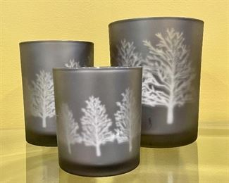 Item 329:  Two's Company Flameless Candles:  $26                                       Tallest - 12"