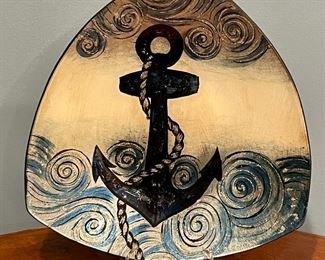 Item 328:  Anchor Plate on Stand - 10.25" x 11":  $28