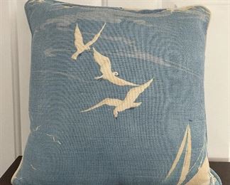 Item 292:  Seagull Pillow - 16" x 16":  $28