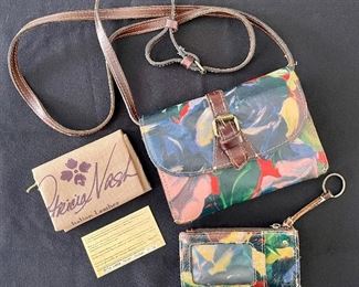 Item 100:  Patricia Nash Leather Bag with Wallet:  $85