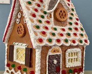 Item 243:  Gingerbread House - 14":  $26