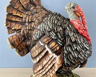 Item 244:  Decorative Turkey - 15.25":  $26
